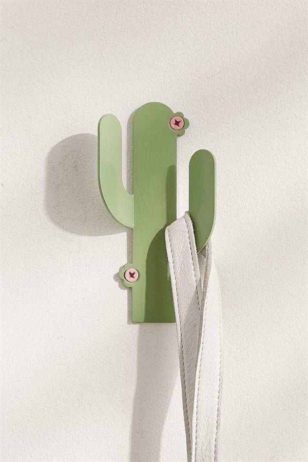 Set of 4 Metal Cactus Coat Hooks, Cute Wall Hooks, Metal Cactus Decor, Decorative Wall Hook, Cactus Coat Hanger, Towel Hooks