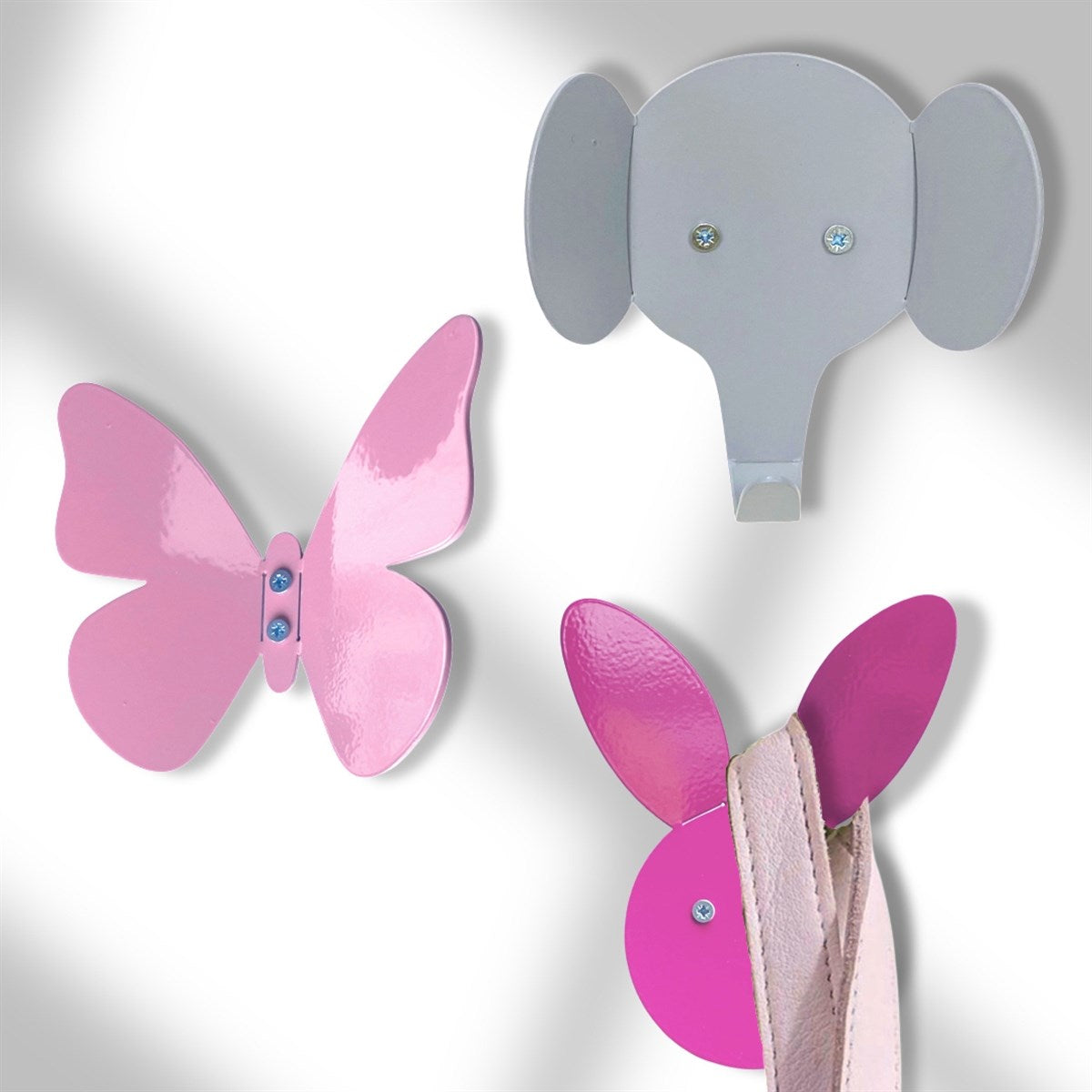 Metal Animal Figure Wall Hook Set, Animal Coat Hooks, Cute Wall Hook, Decorative Wall Hook, Kid Towel Hook, Nursery Room Decor