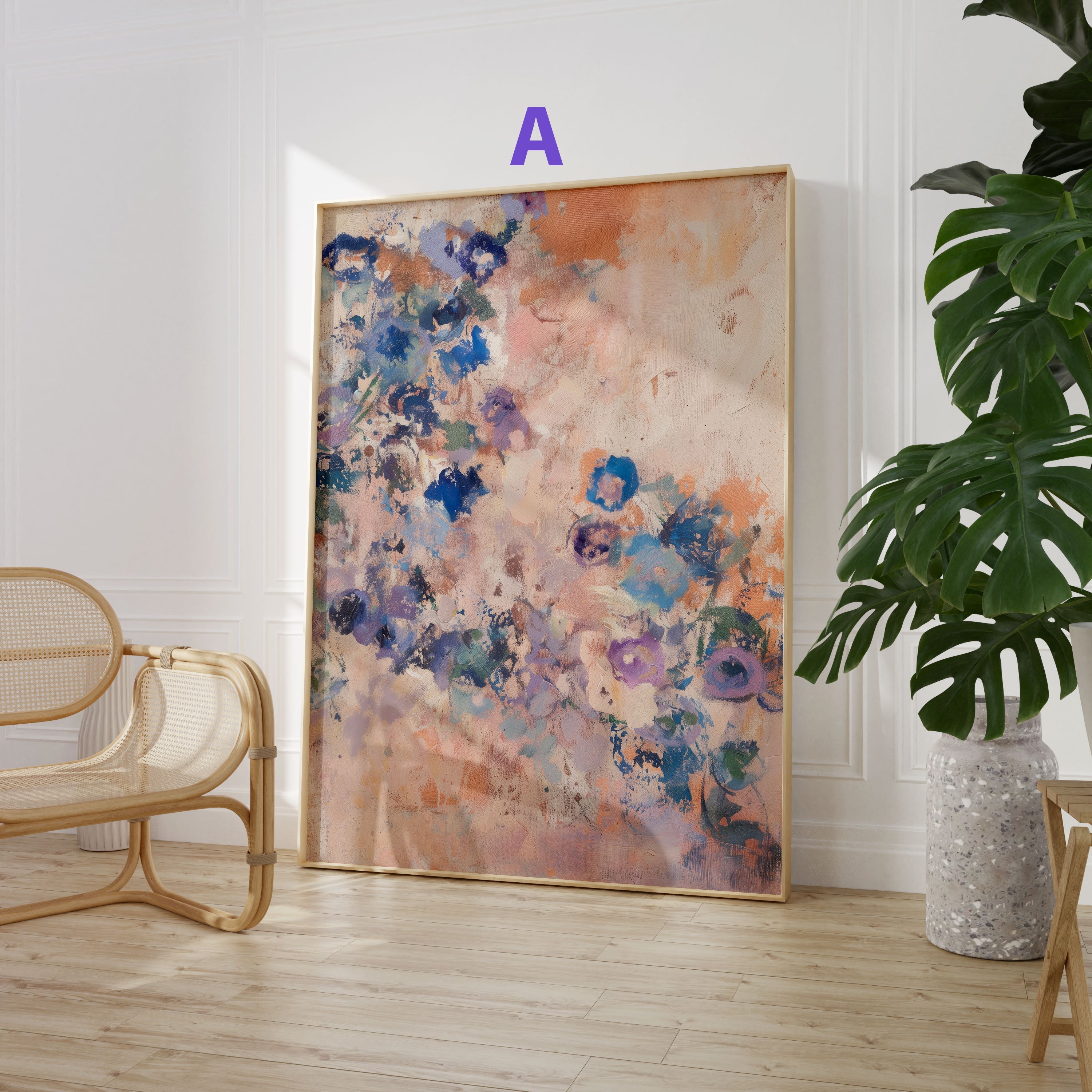 Moderne Kunst Poster · Geschenkidee · Blumen, Stillleben und Abstrakte Malerei · Dekoprint ohne Rahmen-2