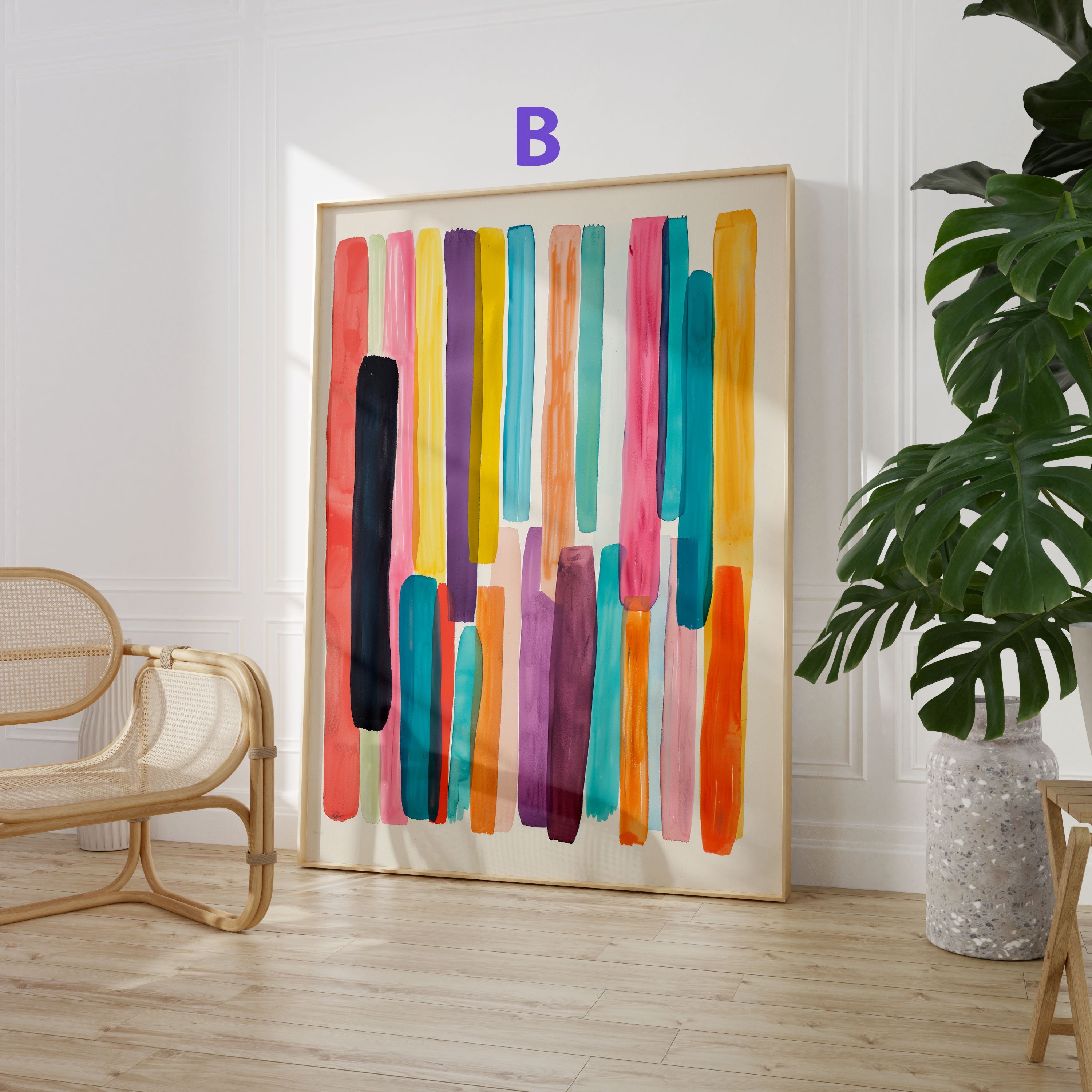 Moderne Kunst Poster · Geschenkidee · Blumen, Stillleben und Abstrakte Malerei · Dekoprint ohne Rahmen-3