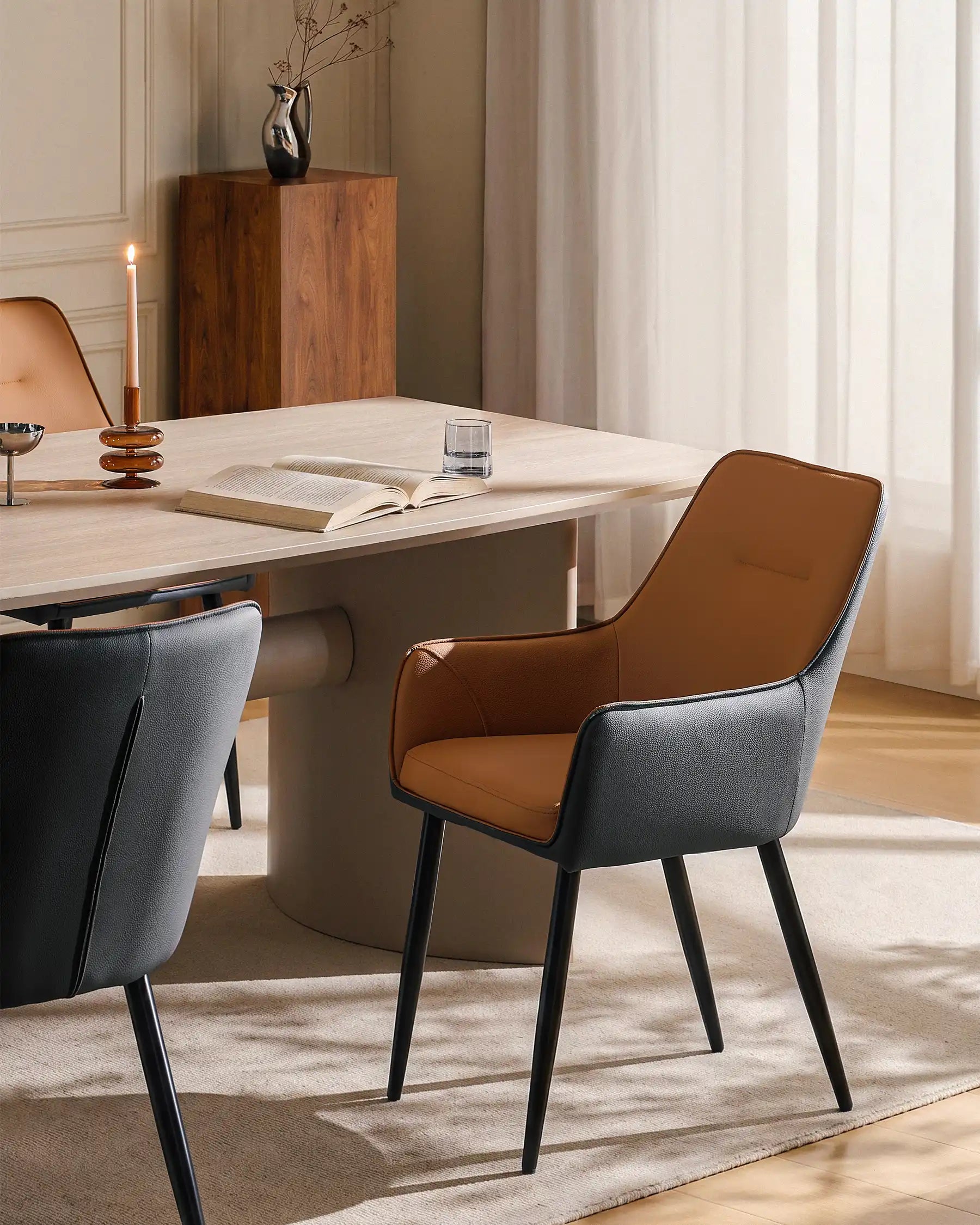 Maxine Faux Leather Dining Chair