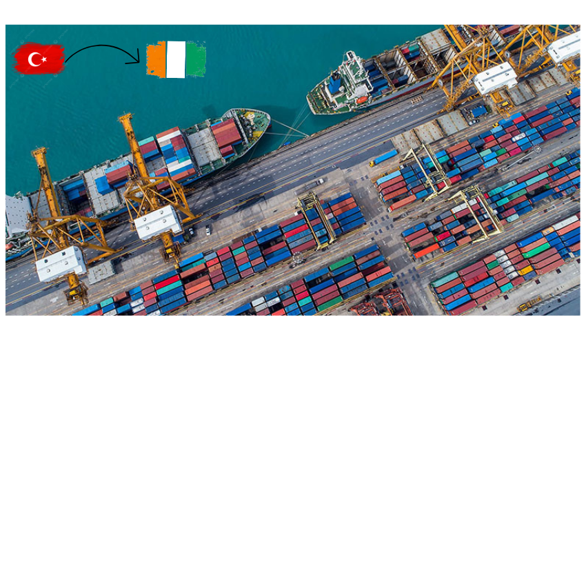 1 Cubic Meter Logistics Service by Sea from Turkey to Ivory Coast