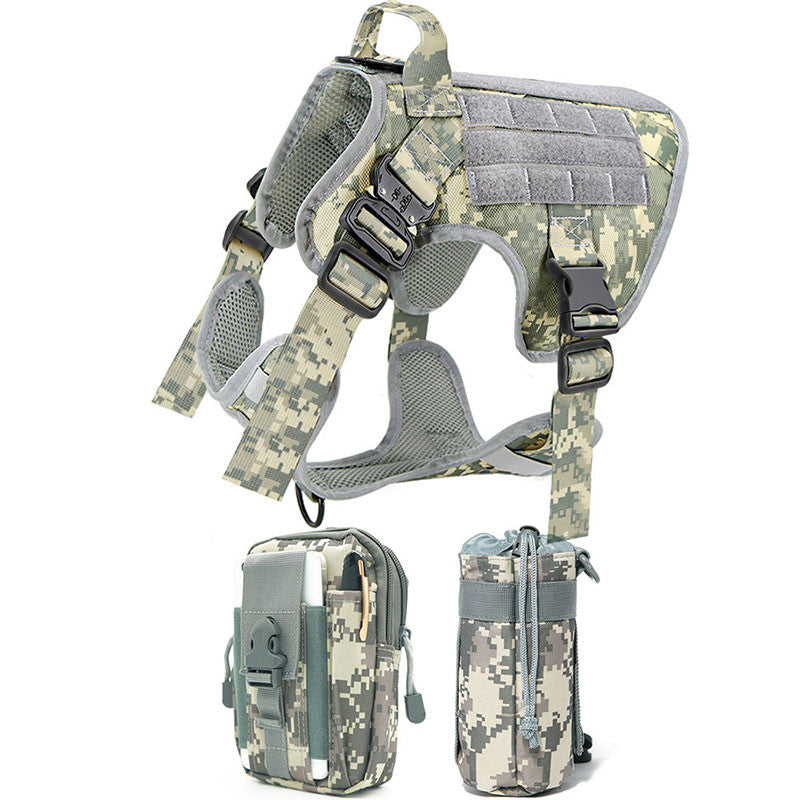Military Large Dog Harness-20