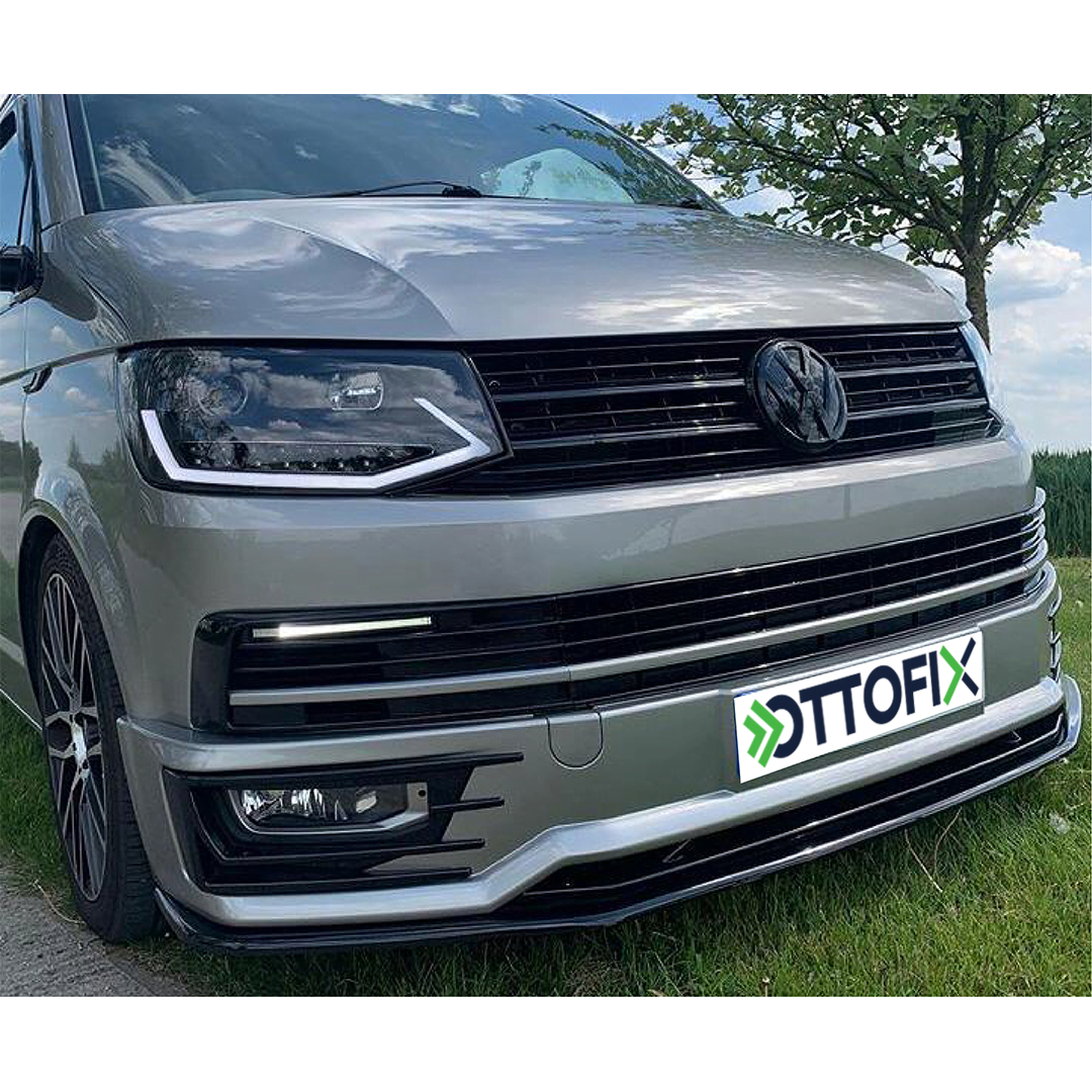 Volkswagen VW T6 2015 Version 1 Front Spoiler Lip Splitter