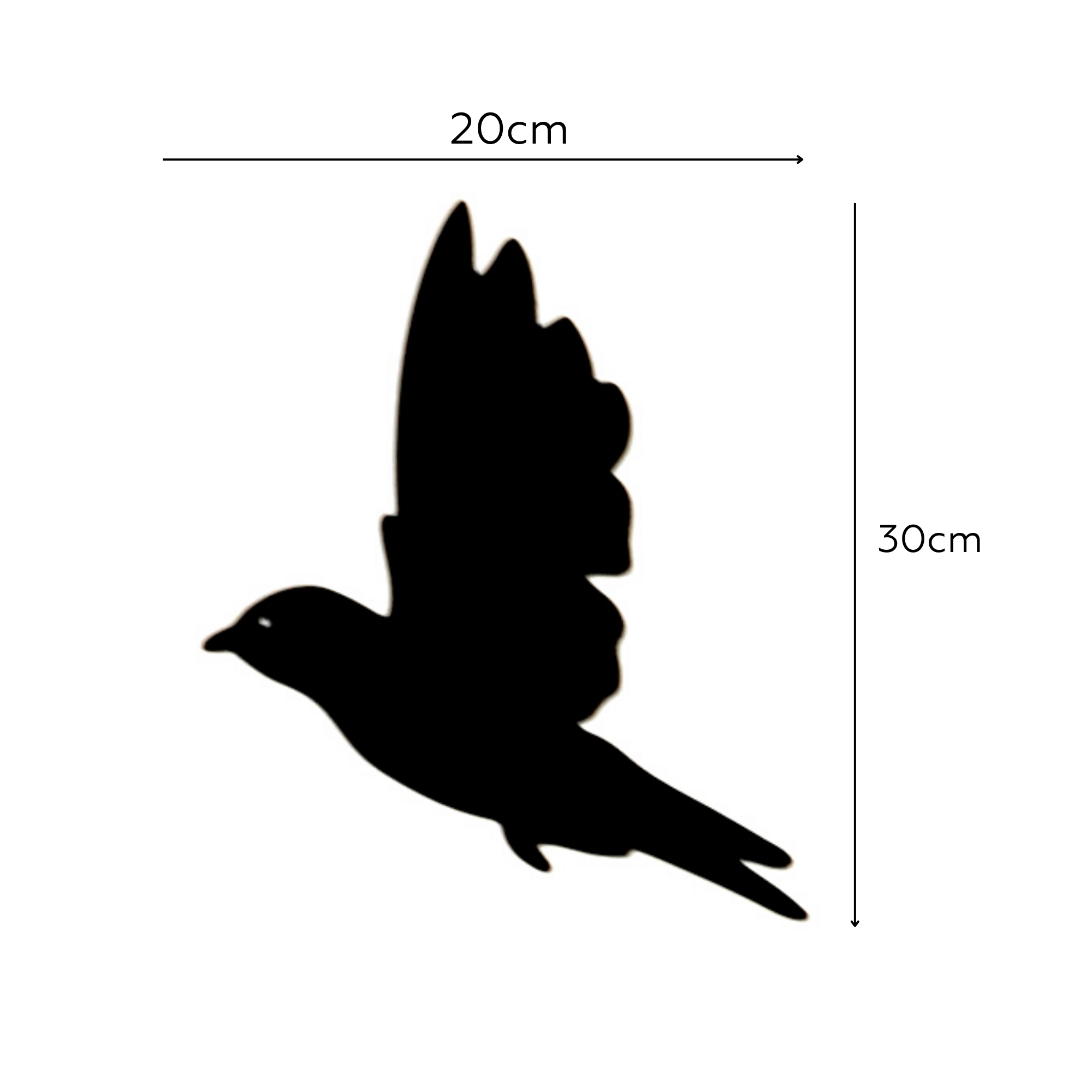Set of 4 Metal Birds Wall Art, Birds Wall Decoration, Animal Wall Decor, Living Room Wall Decor, Birds Flock Metal Wall Art