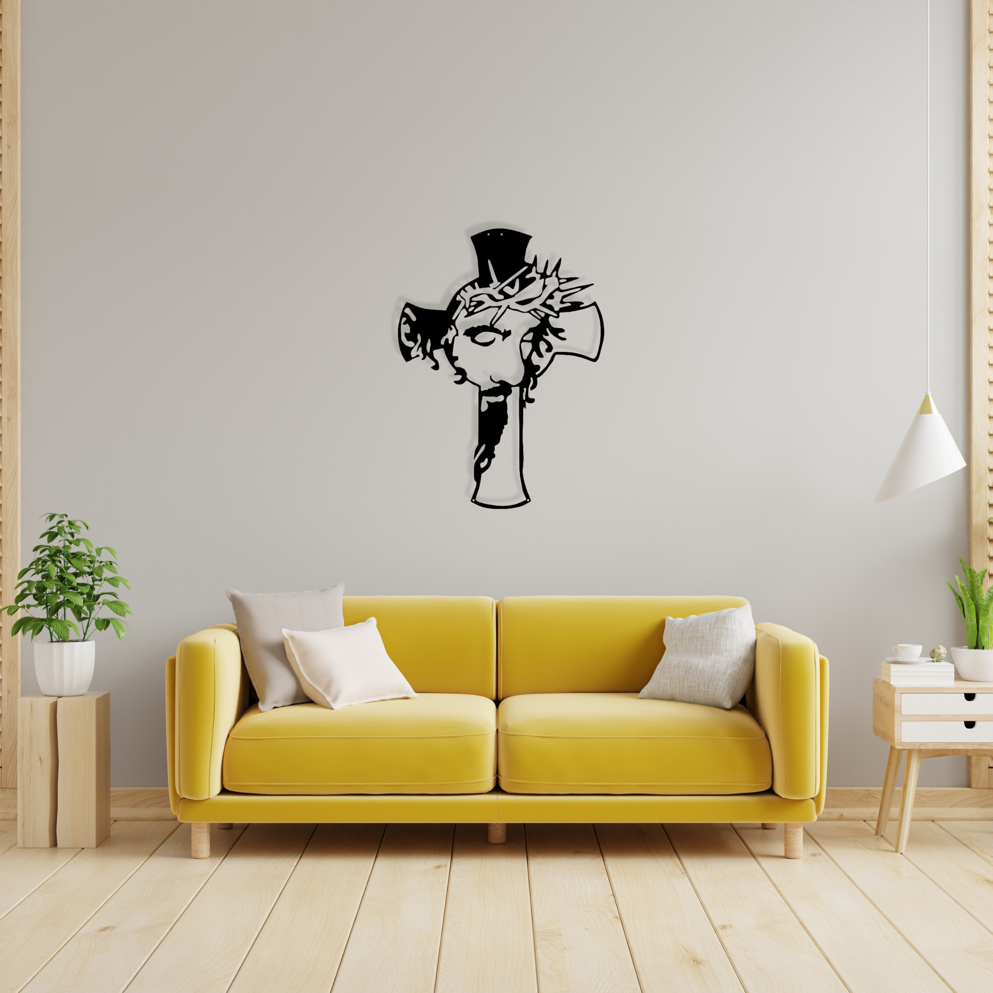 Jesus Christ Metal Wall Art, Christian Metal Wall Decor, Jesus Cross Wall Hangings, Catholic Metal Wall Art, Cross with Jesus Wall Decor