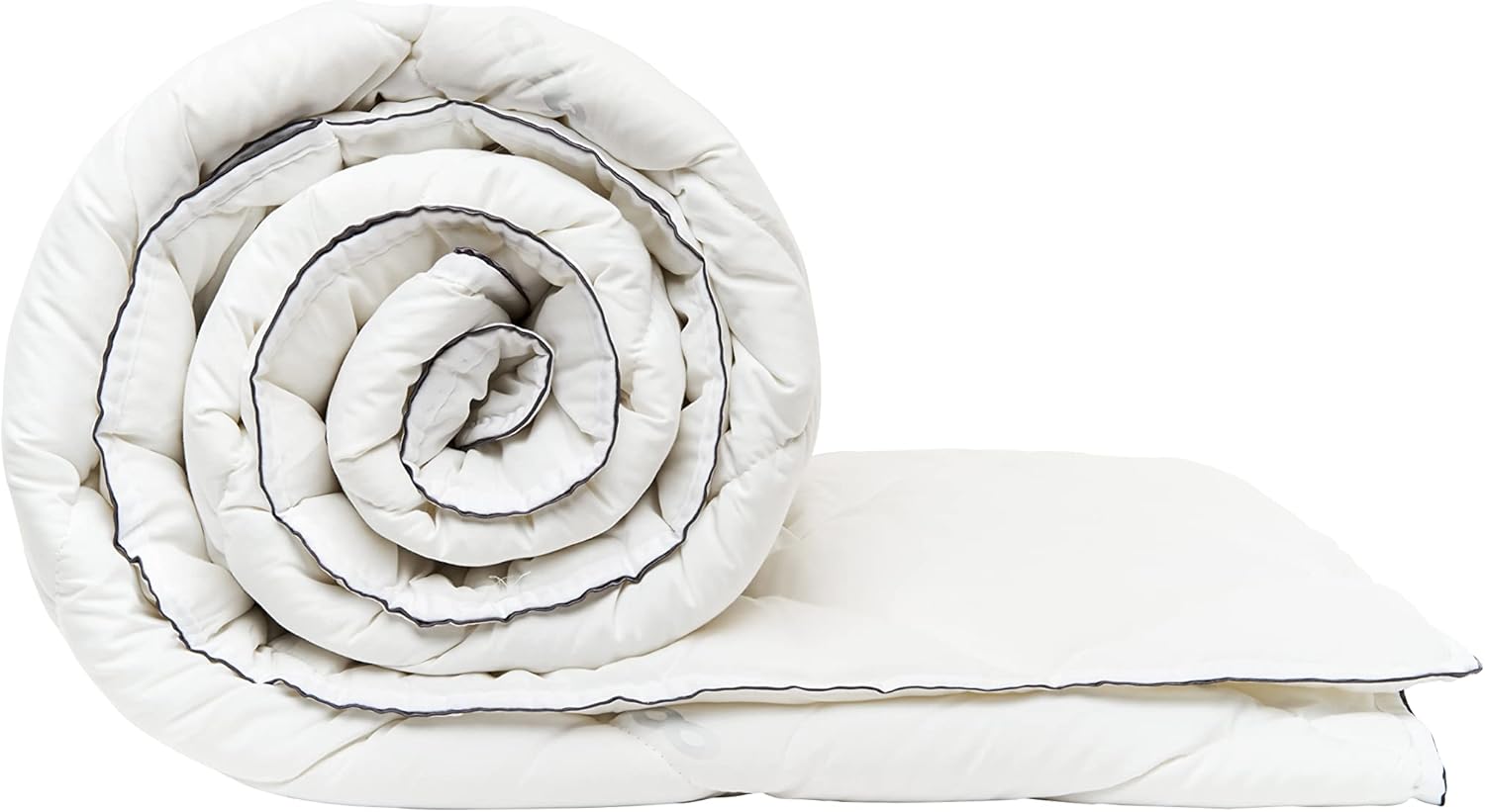 Bamboo Luxury Hotel Comforter%100 Turkish Cotton Cover 3-D Box Stitched Adaptive Climate Control Perfect Warmth and Cooling Breathable Duvet All Season (King Size)