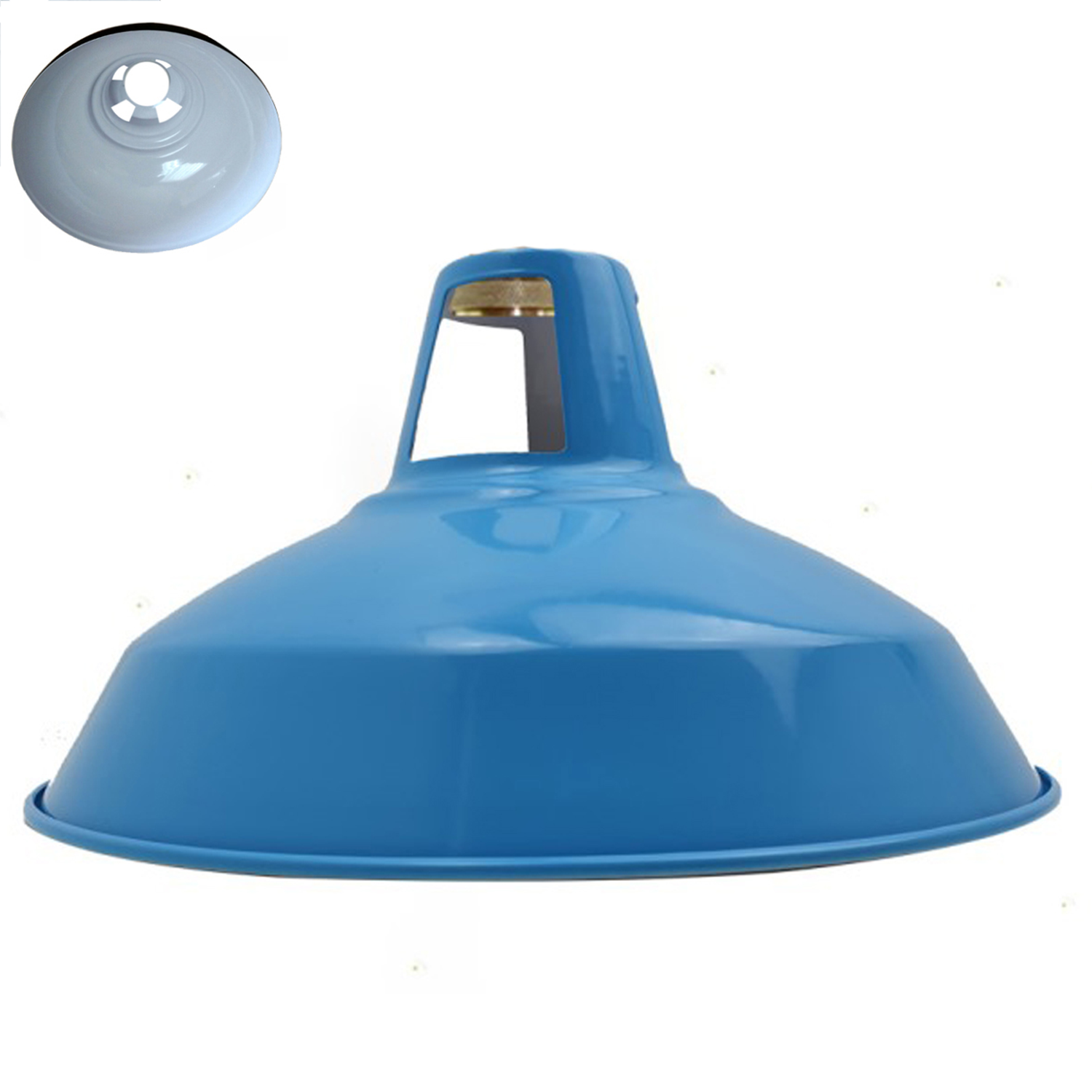 Blue Barn Slotted Metal E27 Fit Pendant Lamp Shade~1075