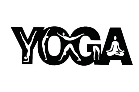 Yoga Black Metal Wall Art Hanging Decor | 100x32 cm 1.5mm Thickness for All Walls