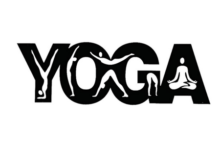 Yoga Black Metal Wall Art Hanger Decor | 100x32 cm 1.5mm Thickness for All Walls