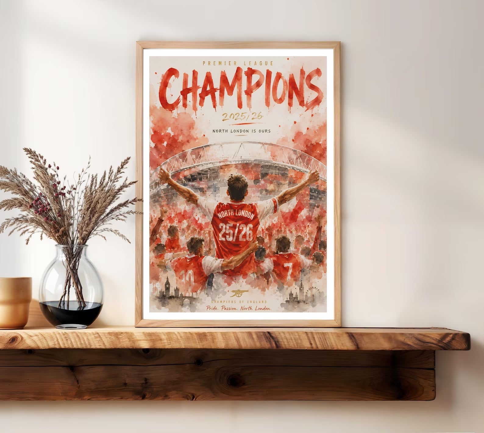 Arsenal Premier League Champions 2025/26 Poster-1
