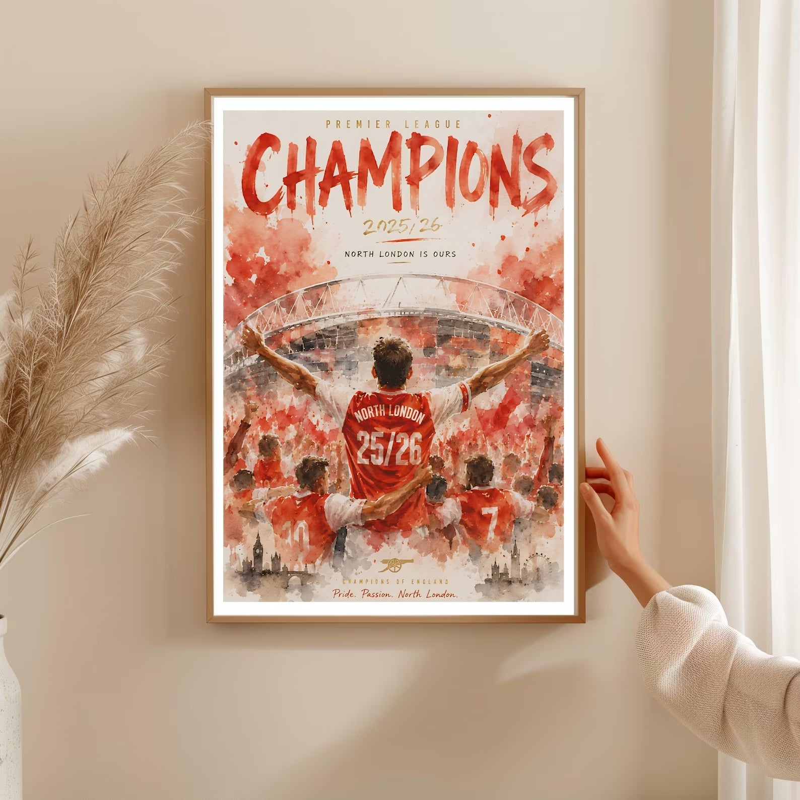 Arsenal Premier League Champions 2025/26 Poster-3