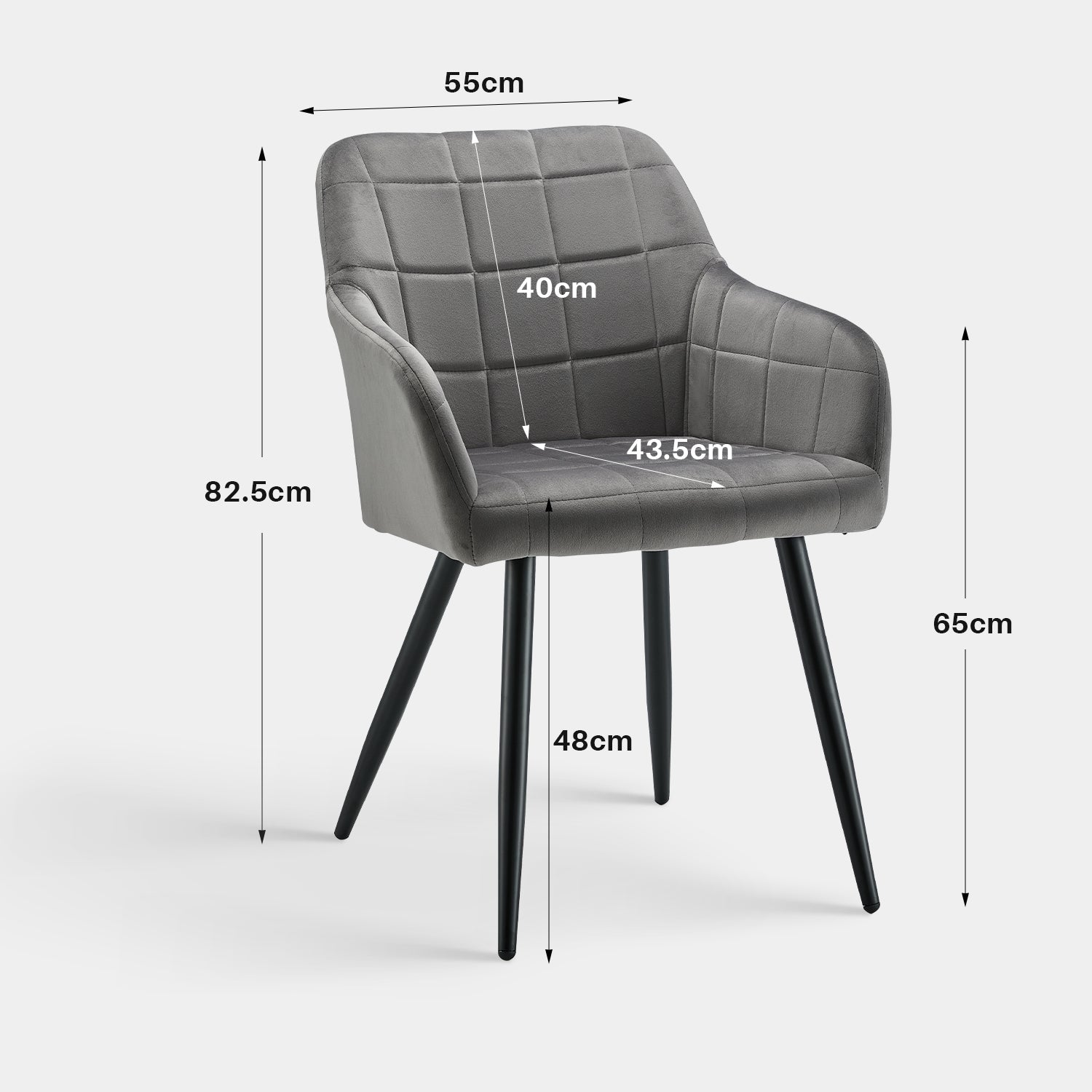 Bloor Velvet Dining Chairs [Set of 2]