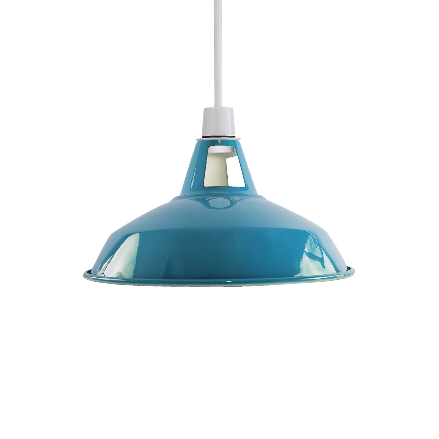 Blue Barn Slotted Metal E27 Fit Pendant Lamp Shade~1075