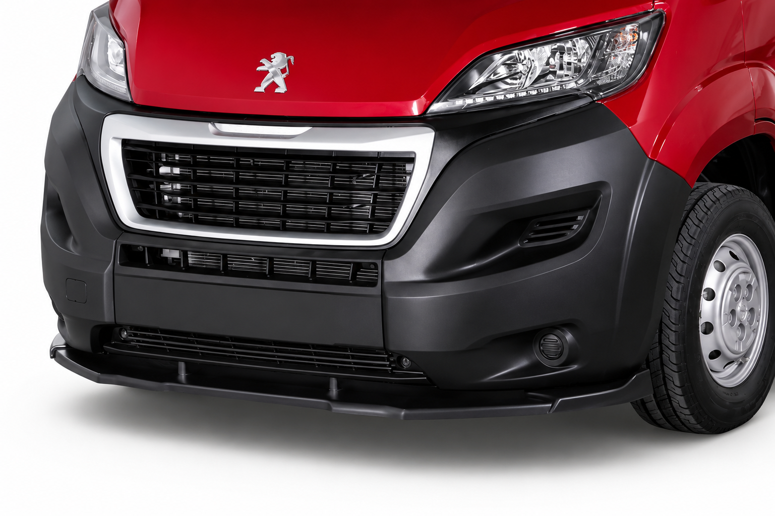 Peugeot Boxer 2014+ On Splitter Lower Bumper Lip ABS Black