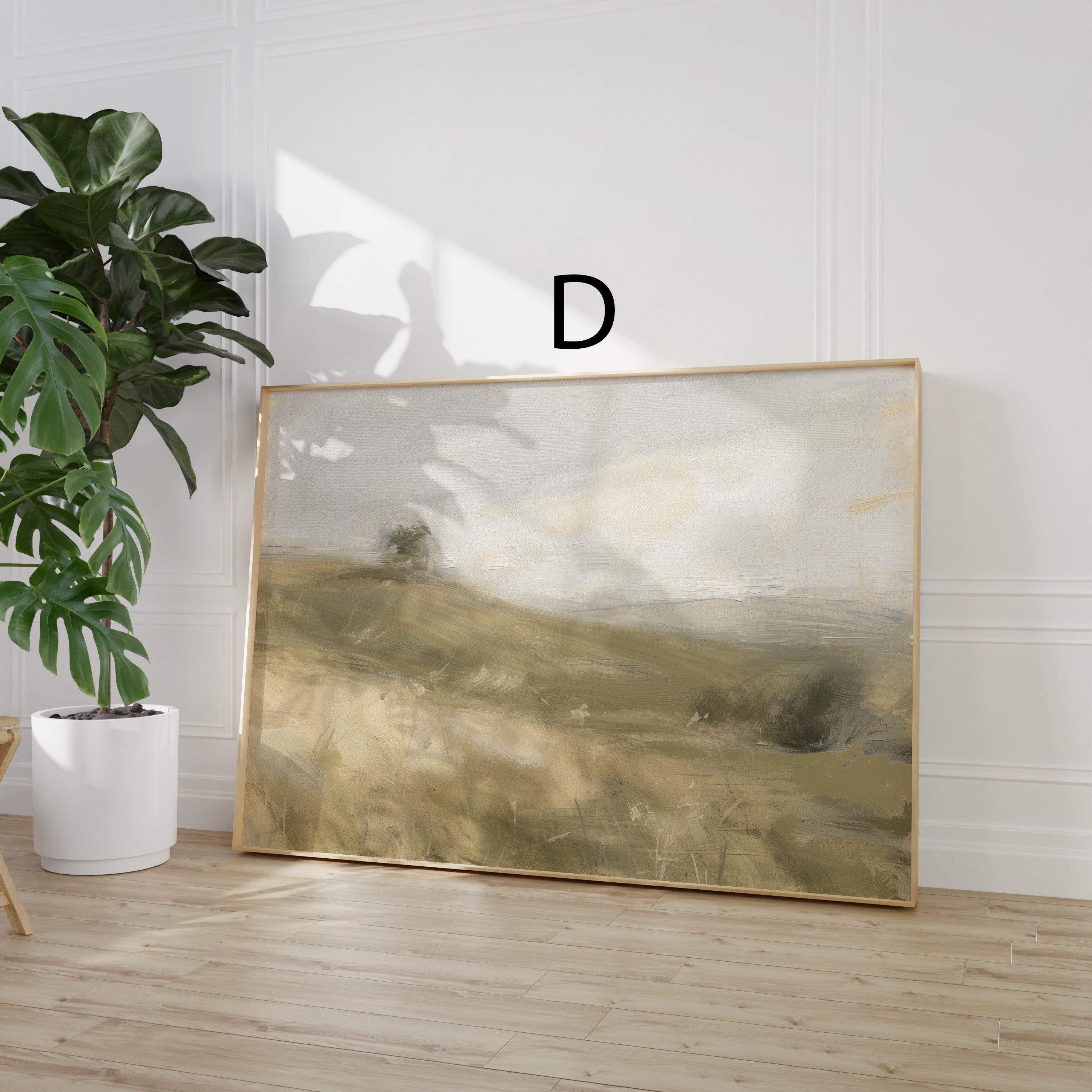 Moderne Vintage Landschaft Poster · Geschenkidee · Flusslandschaft Pferde Stillleben Klassische Wandkunst · Dekoprint ohne Rahmen-5