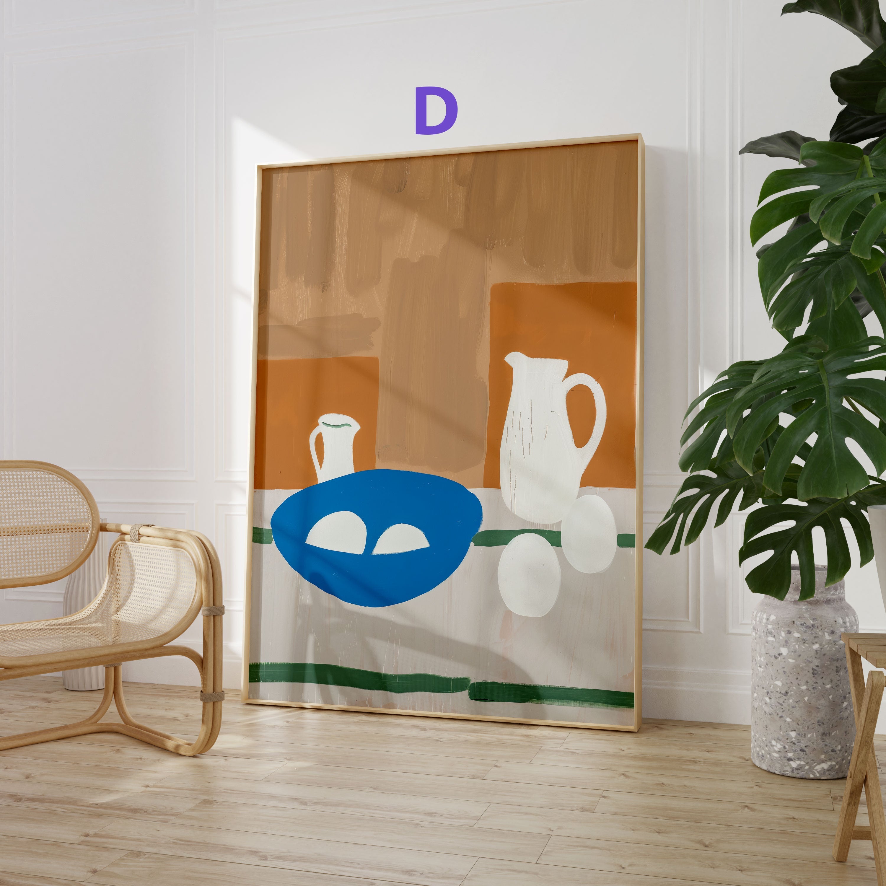 Moderne Kunst Poster · Geschenkidee · Blumen, Stillleben und Abstrakte Malerei · Dekoprint ohne Rahmen-5