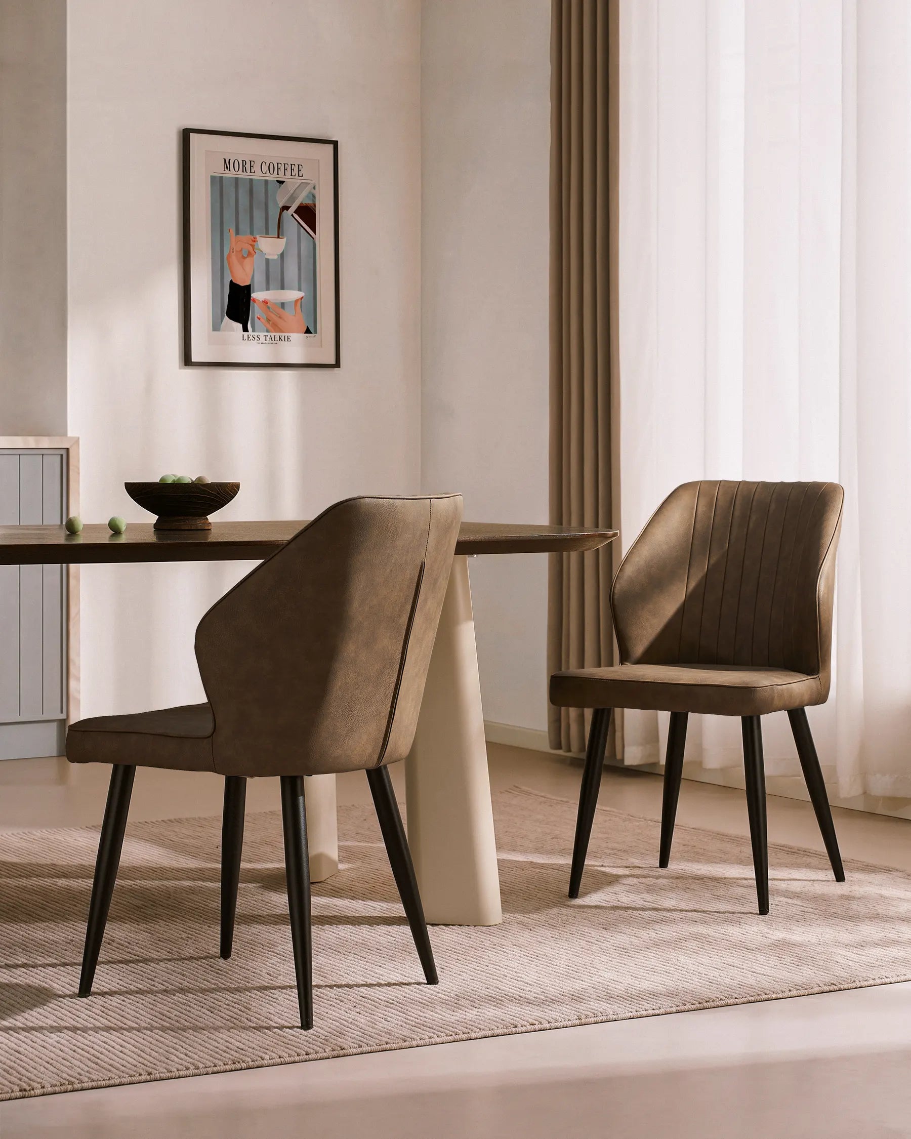Danforth Faux Leather Dining Chairs [Set of 6]