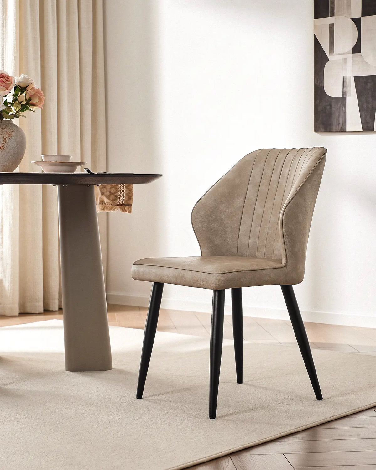 Danforth Faux Leather Dining Chairs [Set of 6]