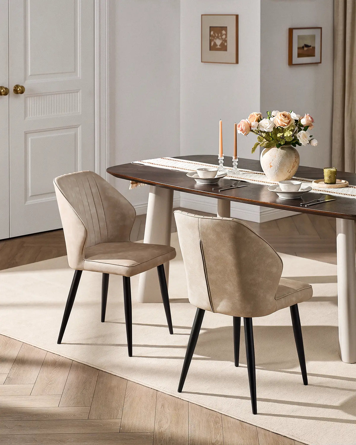 Danforth Faux Leather Dining Chairs [Set of 6]