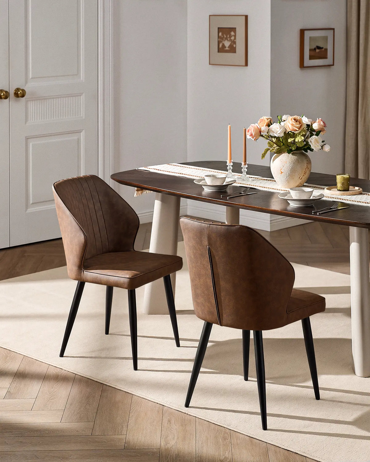 Danforth Faux Leather Dining Chairs [Set of 6]