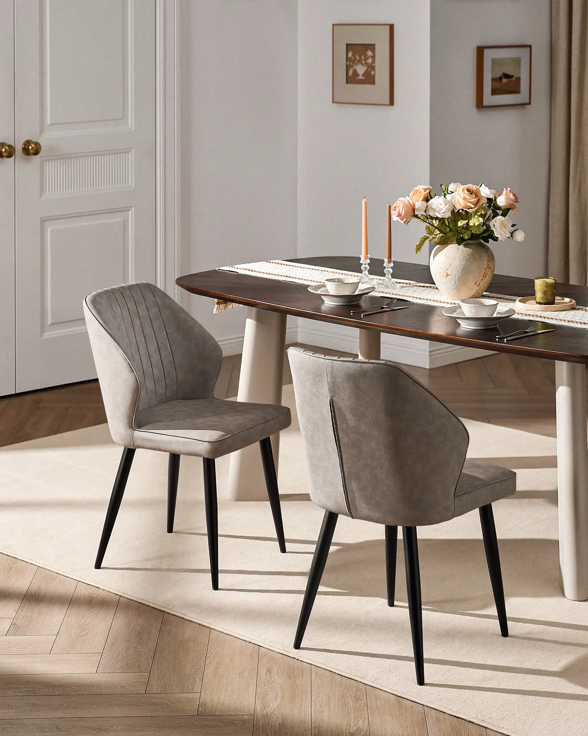 Danforth Faux Leather Dining Chairs [Set of 6]