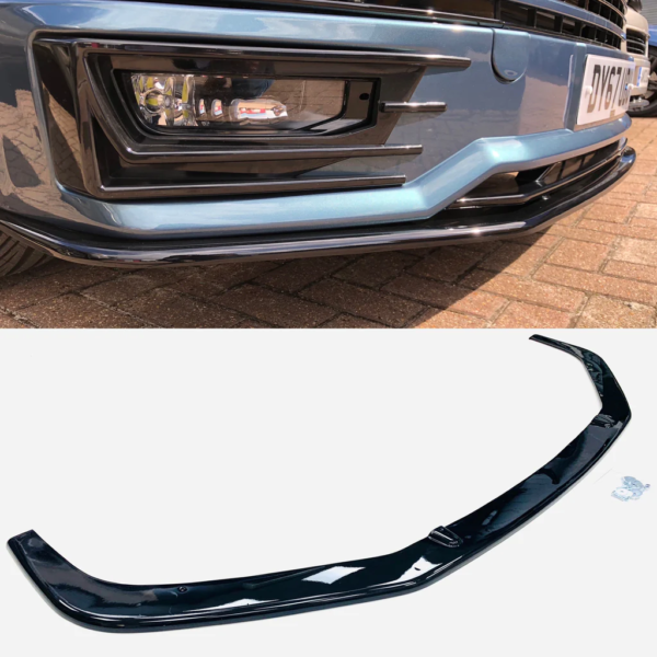 Volkswagen VW T6 Sportline Gloss Black Splitter