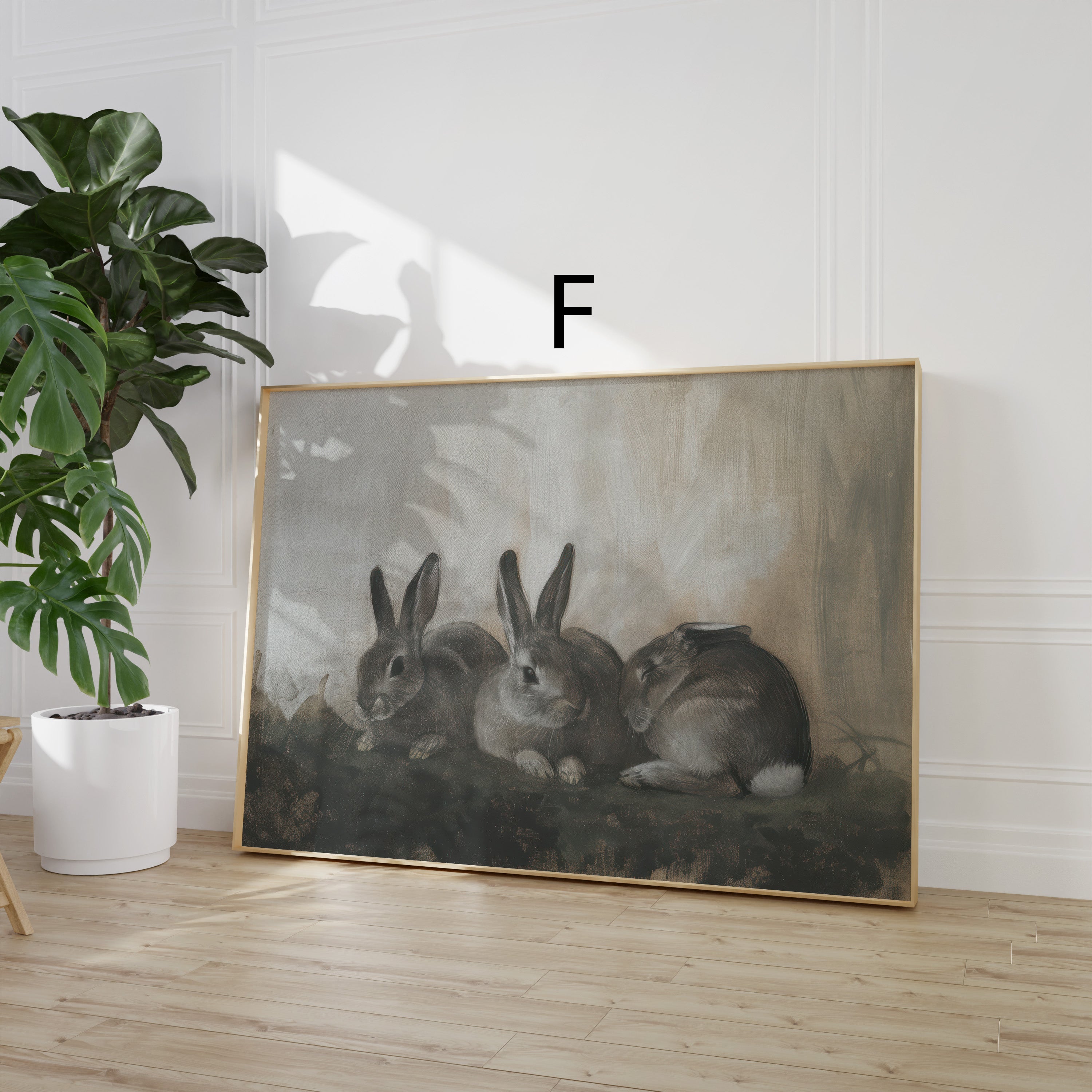 Moderne Vintage Landschaft Poster · Geschenkidee · Flusslandschaft Pferde Stillleben Klassische Wandkunst · Dekoprint ohne Rahmen-7