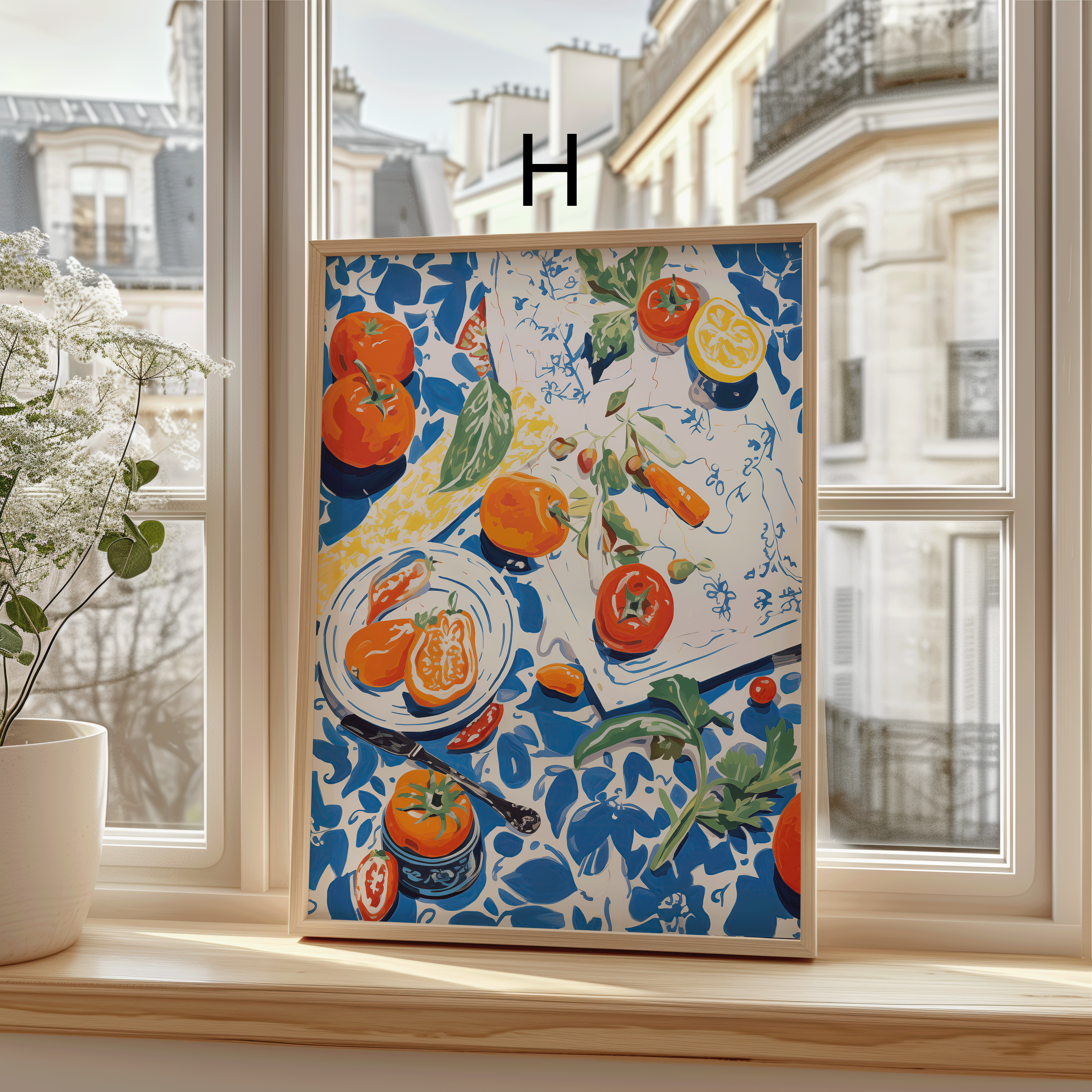 Moderne Kunst Poster · Geschenkidee · Zeitgenössische Porträts Botanische Illustrationen Stillleben · Dekoprint ohne Rahmen-9