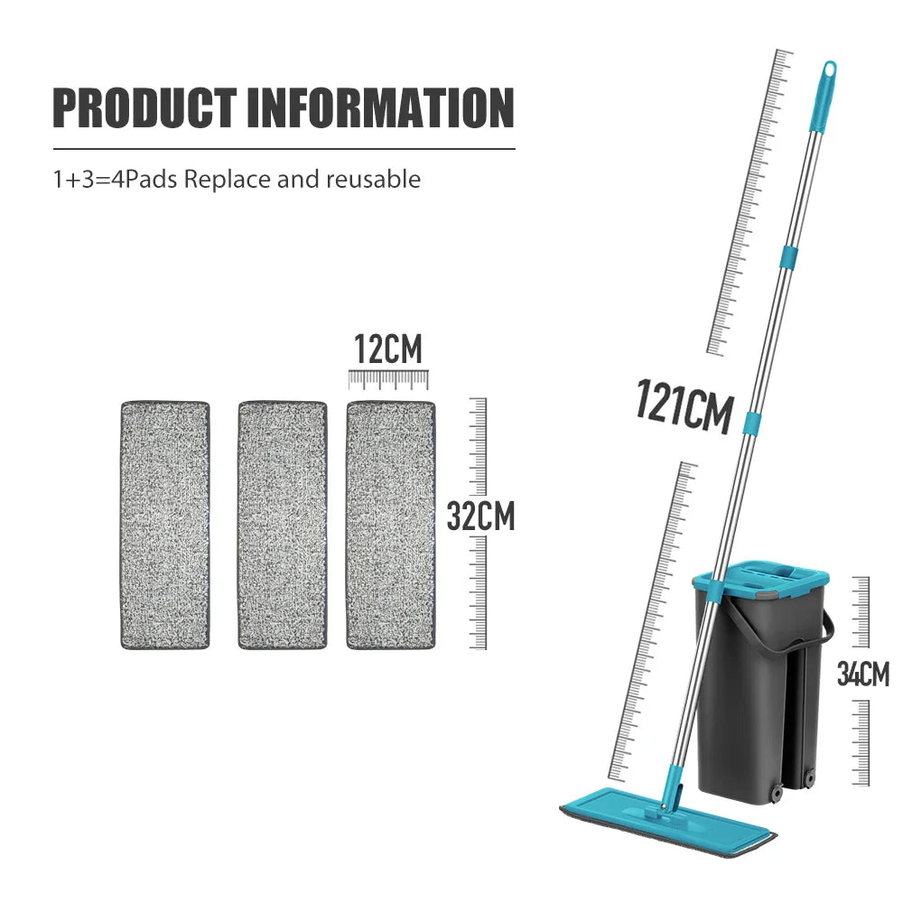 Professional Hands-Free Floor Cleaning System