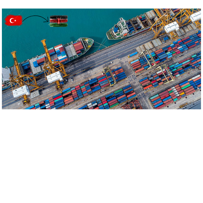 1 Cubic Meter Logistics Service from Turkey to Kenya by Sea