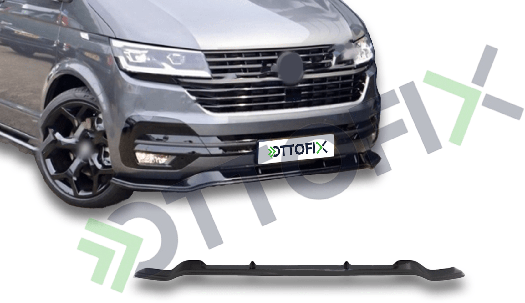 Volkswagen T6.1 2019- Version 3 Front Splitter