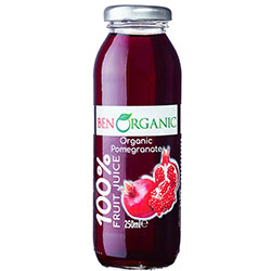 BenOrganic Organic Pomegranate Juice 12x250ml