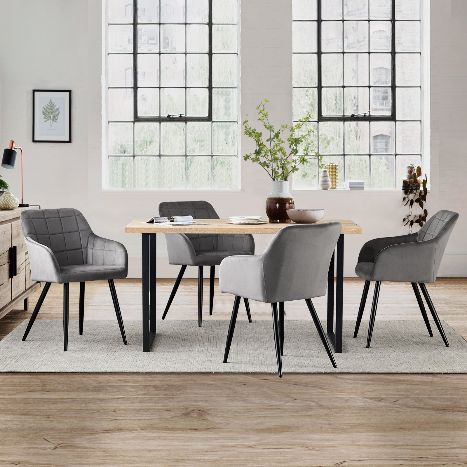 Bloor Velvet Dining Chairs [Set of 2]