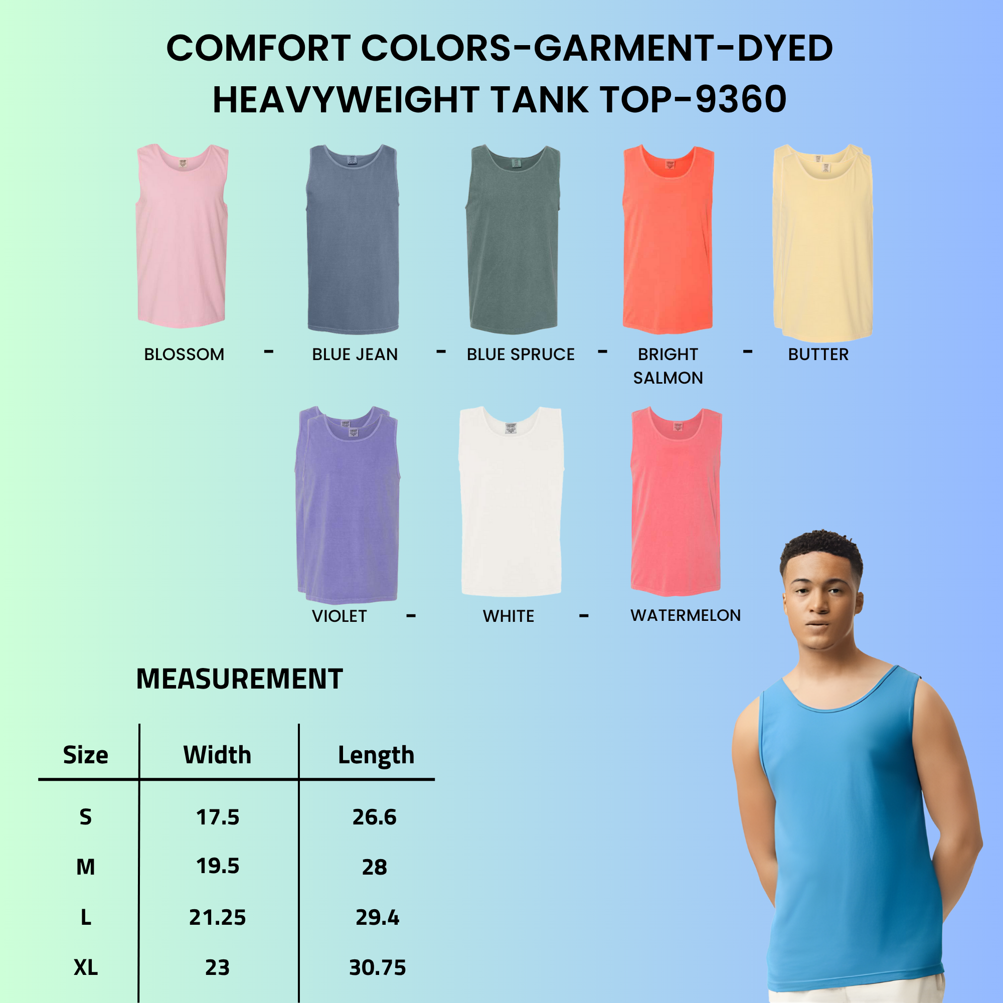 Heavyweight Tank Top - Comfort Colors 9360