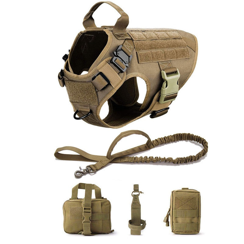 Military Large Dog Harness-29