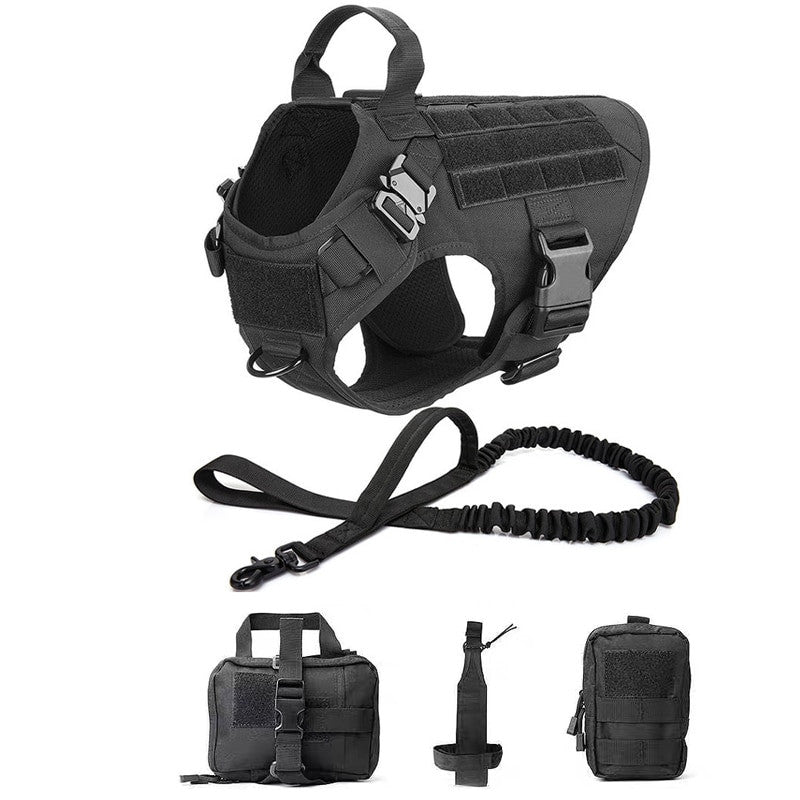 Military Large Dog Harness-17