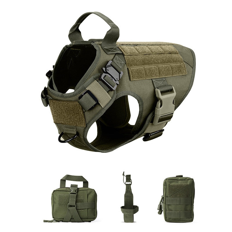 Military Large Dog Harness-24