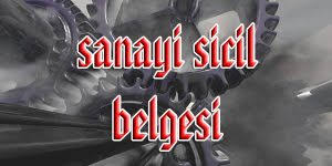 Sanayi Sicil Belgesi