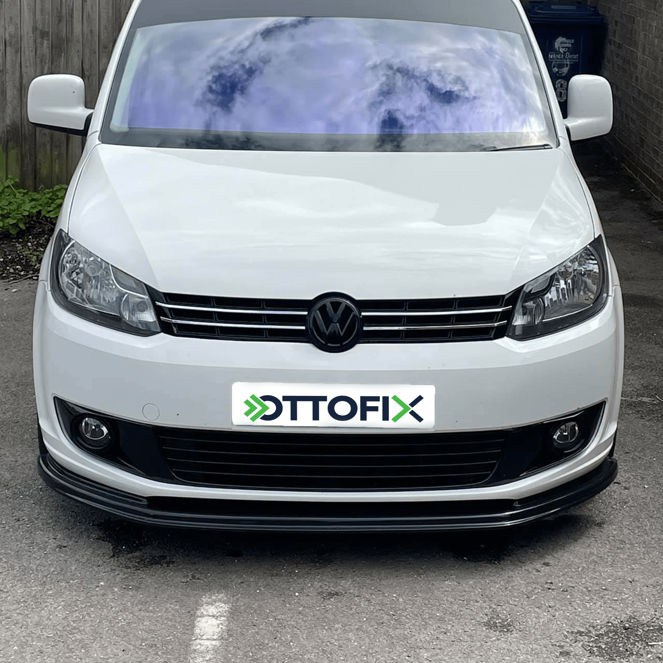 Volkswagen VW Caddy 2015+ Onwards – Gloss Black Abs Front Lower Splitter
